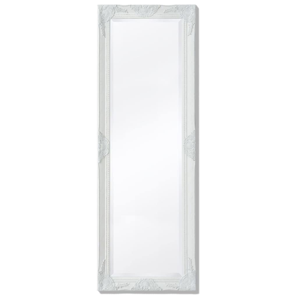 Vidaxl White Wall Mirror Ornate Vanity Baroque Living Room Hallway Bedroom Home